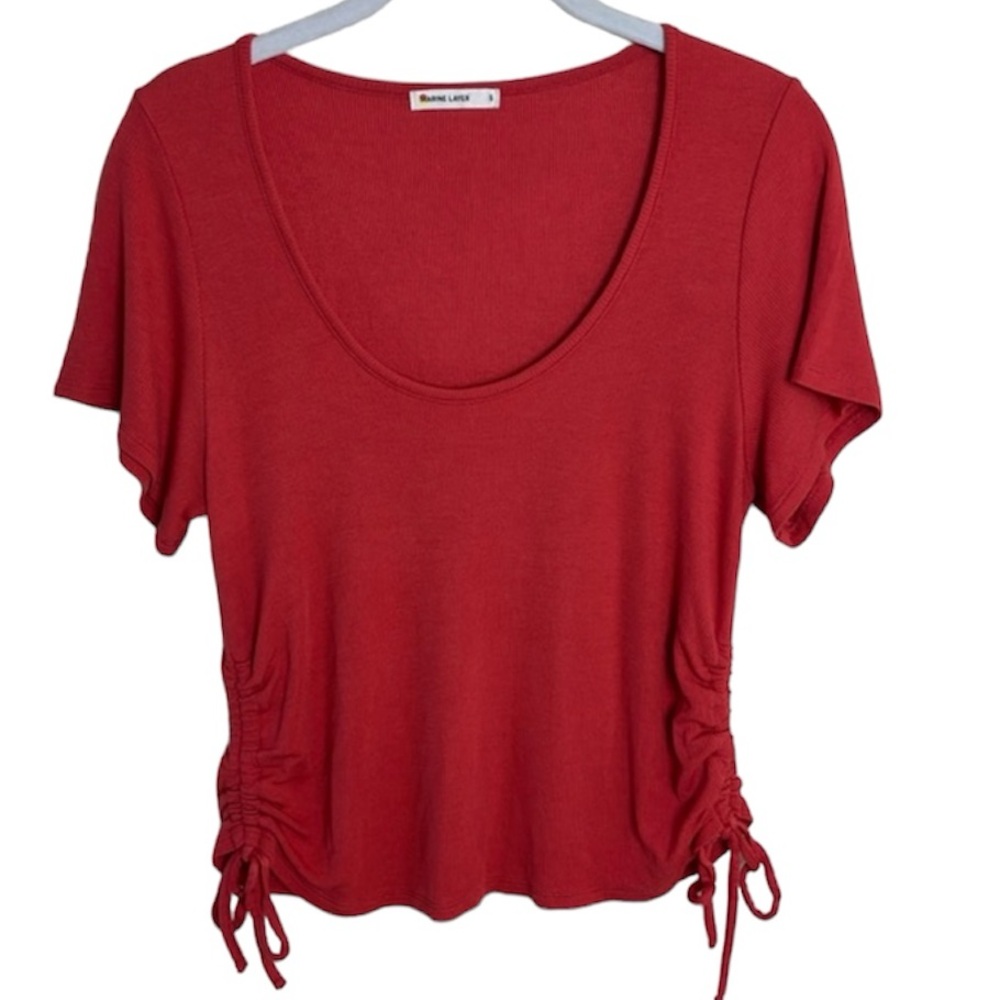 Marine Layer Scoopneck Tie Sides Top Sz S